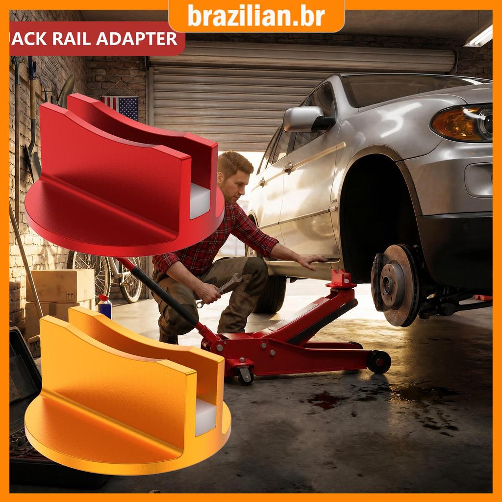 Jacking Puck Pinch Weld Frame Rail Adaptador De Alumínio Grooved Jack Pad Para Homens Vermelho Ou Amarelo SHOPCYC1929