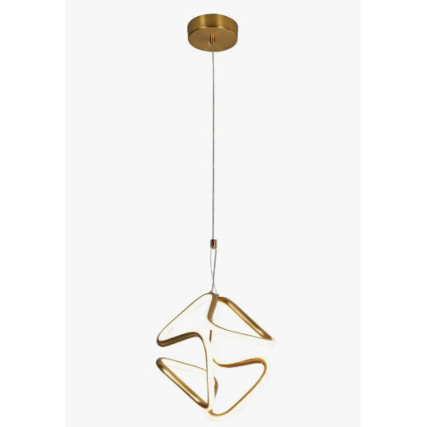 Pendente Elo Trio Led 250 26w 3 Tons De Luz Dourado G-light