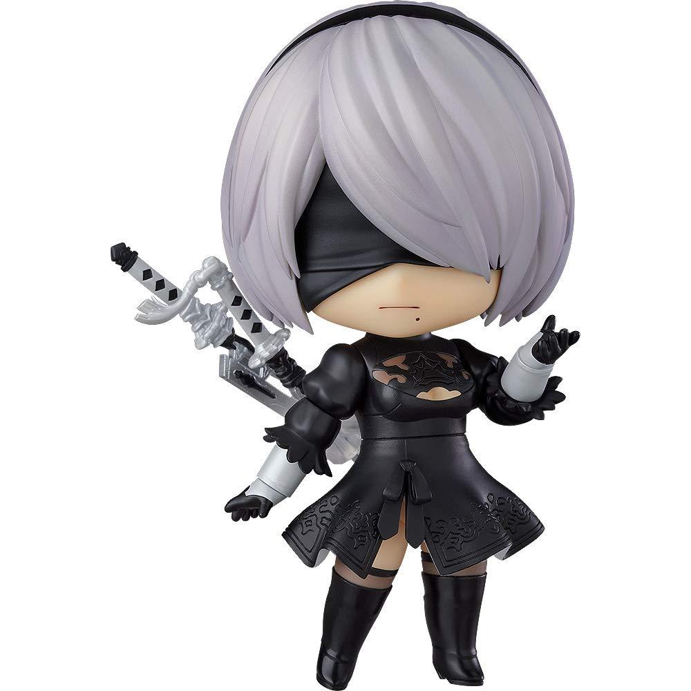 Square Enix Nendoroid NieR Automata 2B [YoRHa No.2 Type B] Non-scale Plastic Painted Movable Figure (Second Re-release)
