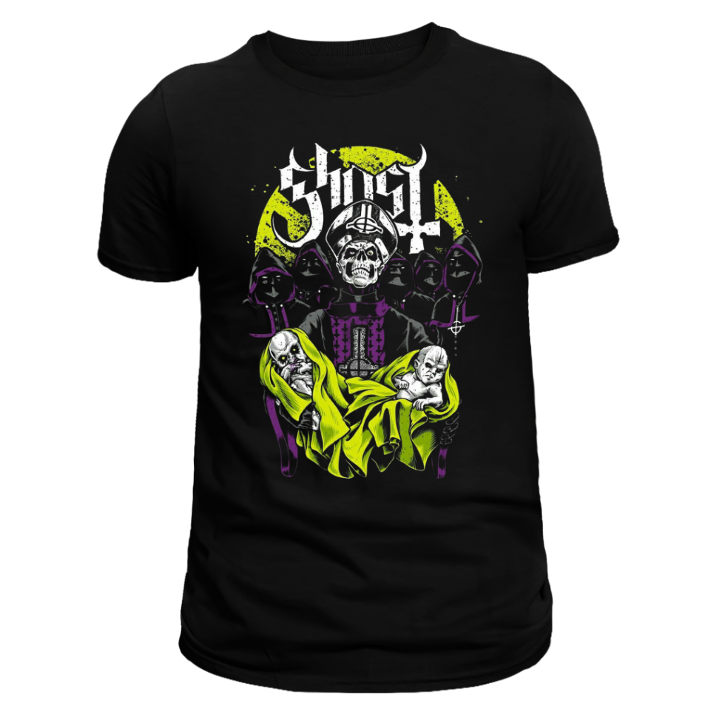 Camiseta, Banda de Rock Ghost, 100% Algodão, Adulto e eInfantil EnVIO EM Ate 24 Hrs