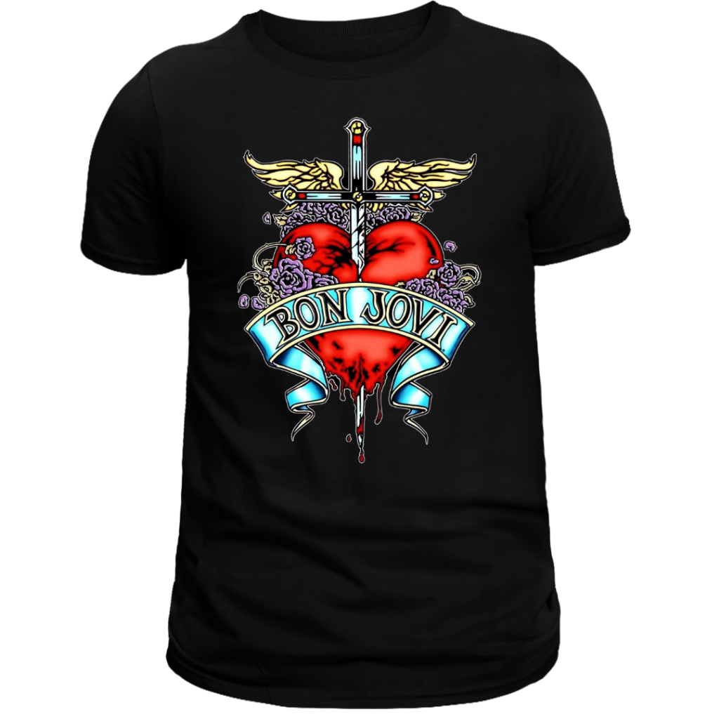 Linda Camisa, Camiseta, Bon Jovi, 100% Algodão Envio Rápido Em Ate 24 Hrs.