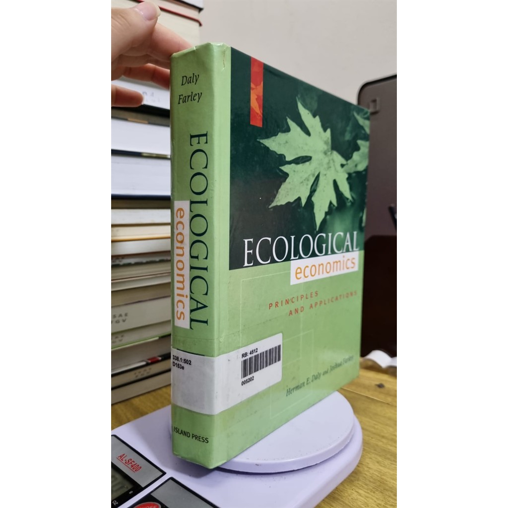 Ecological economics autor Joshua Farley, Jon D. Erickson e Herman E. Daly