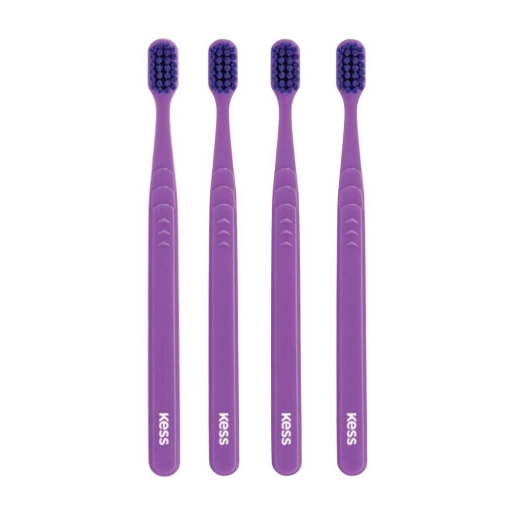 Kit Escova Dental Extra Macia Kess Pro Pocket Belliz Roxo C/4