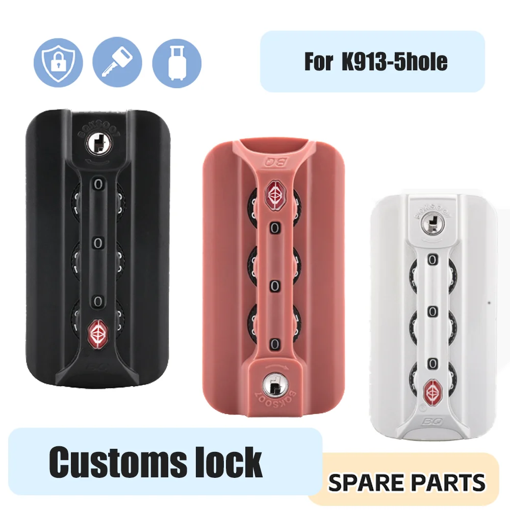 Anti Theft TSA Travel Luggage Lock 3 Digit Customizable Code Customs Security Padlock Sturdy Small Lock For Suitcase Backpack Ha