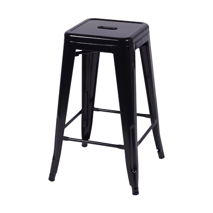 Banqueta de Ferro Alta para Cozinha/Bar BoxBit Titan Estrutura com pintura