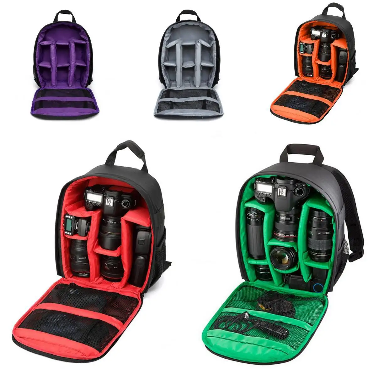 Camera Backpack Video Digital DSLR Bag Multi-functional Waterproof Outdoor Camera Bag Lens Pouch Case Box for Nikon/ for Canon