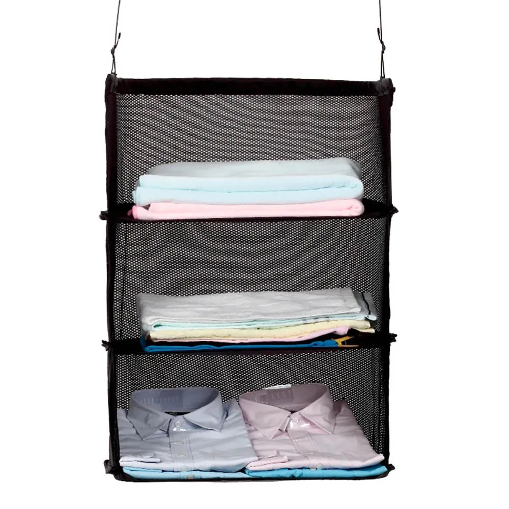 SQ7106 - Prateleiras Suspensas De Roupas E Sapatos Para Viagem Prático Portátil Acampamento
