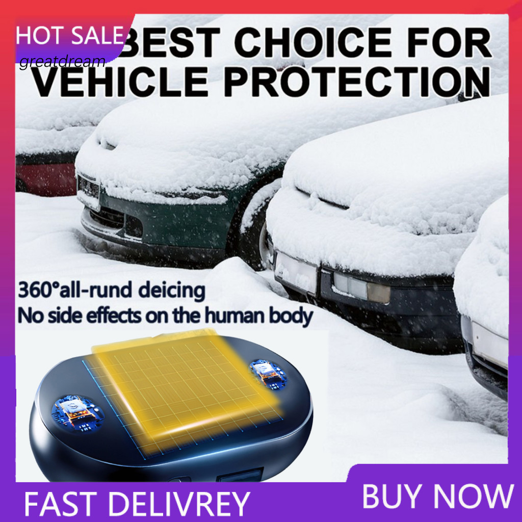 Car Snow Removal Device Electromagnetic Tool Portable Electric Defroster – Fast Windshield Ice Remover Cordless Winter
