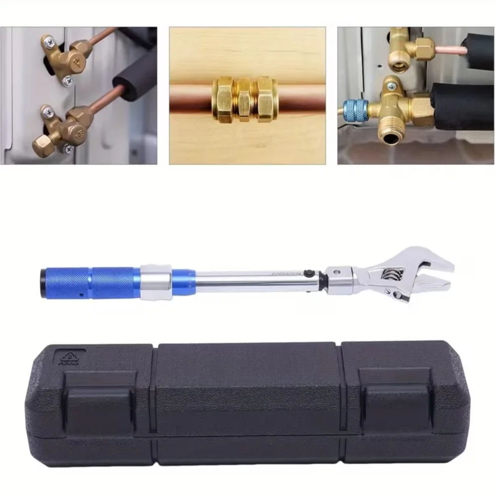 Adjustable Torque Wrench Steel 5-25NM Digital Display 30mm Head for Bicycle Car Repair