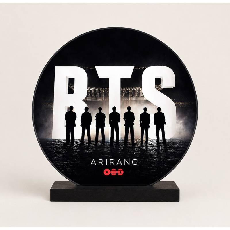 BTS Quadro decorativo | 10cm | Arirang 2026 | Presente Arms - Álbum Kpop