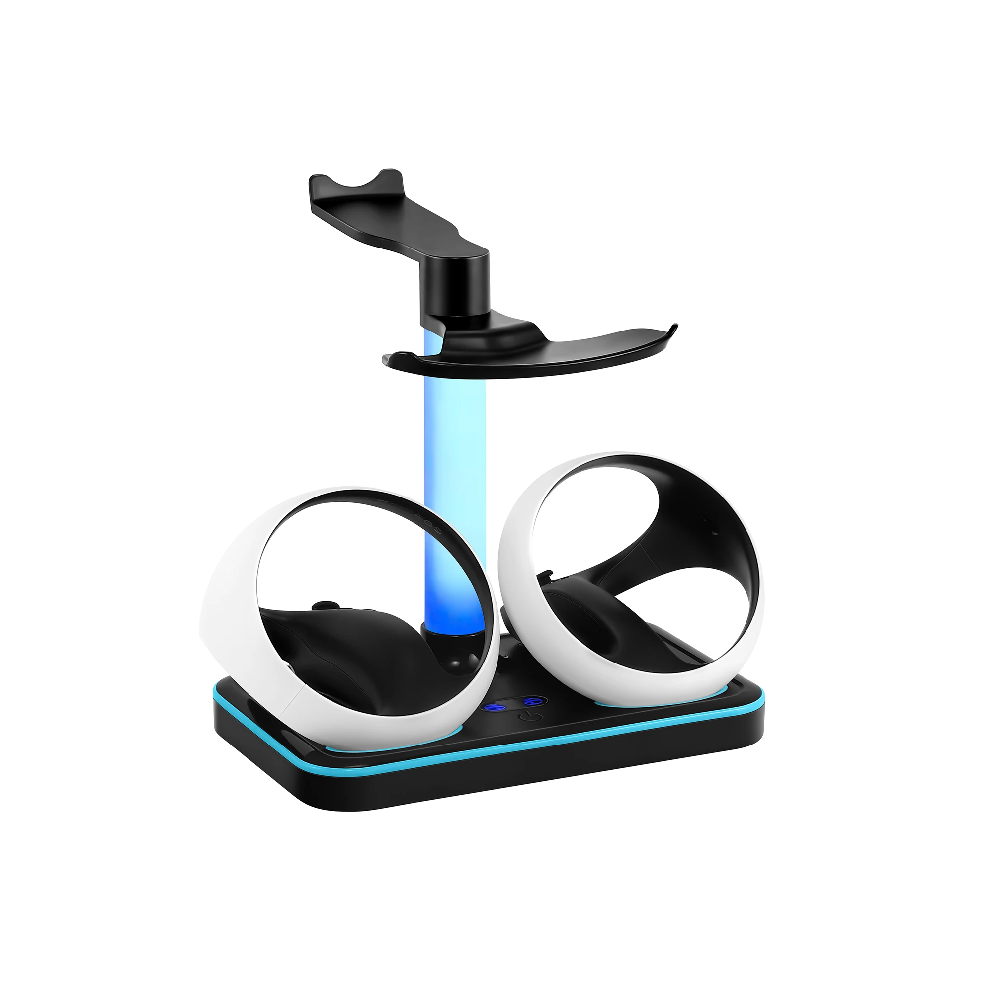 For VR2 RGB Light  Magnetic Rainbow Charging Dock Station for VR2 Glasses Headset Stand Charger Base