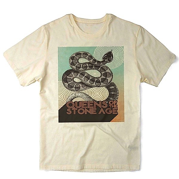 Camiseta Algodao Queens Of The Stone Age Poster Qotsa
