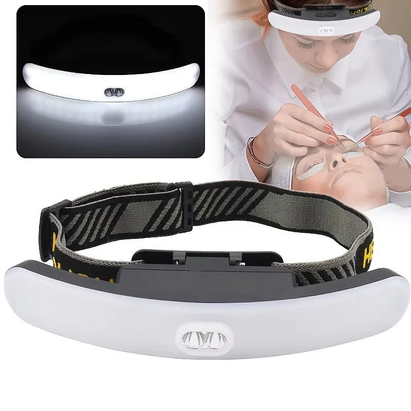 Eyelash Grafting Headlight USB Charging LED High Brightness Multifunctional Fill Light Portable Headlight Beauty Makeup Light