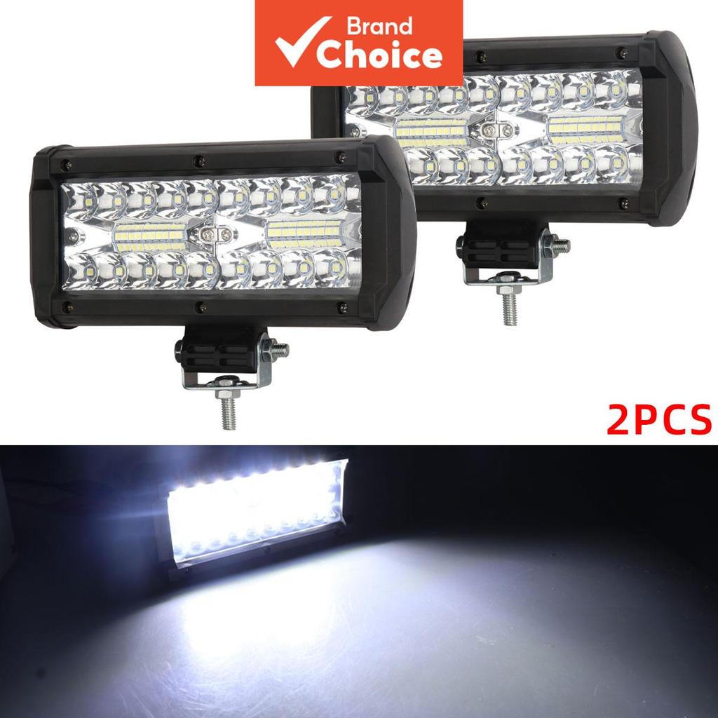 Barra De Luz De Trabalho LED Ponto Inundação 12v 24v Universal Para Caminhão Suv Atv 4x4 Farol De Condução De Barco 2 Pe