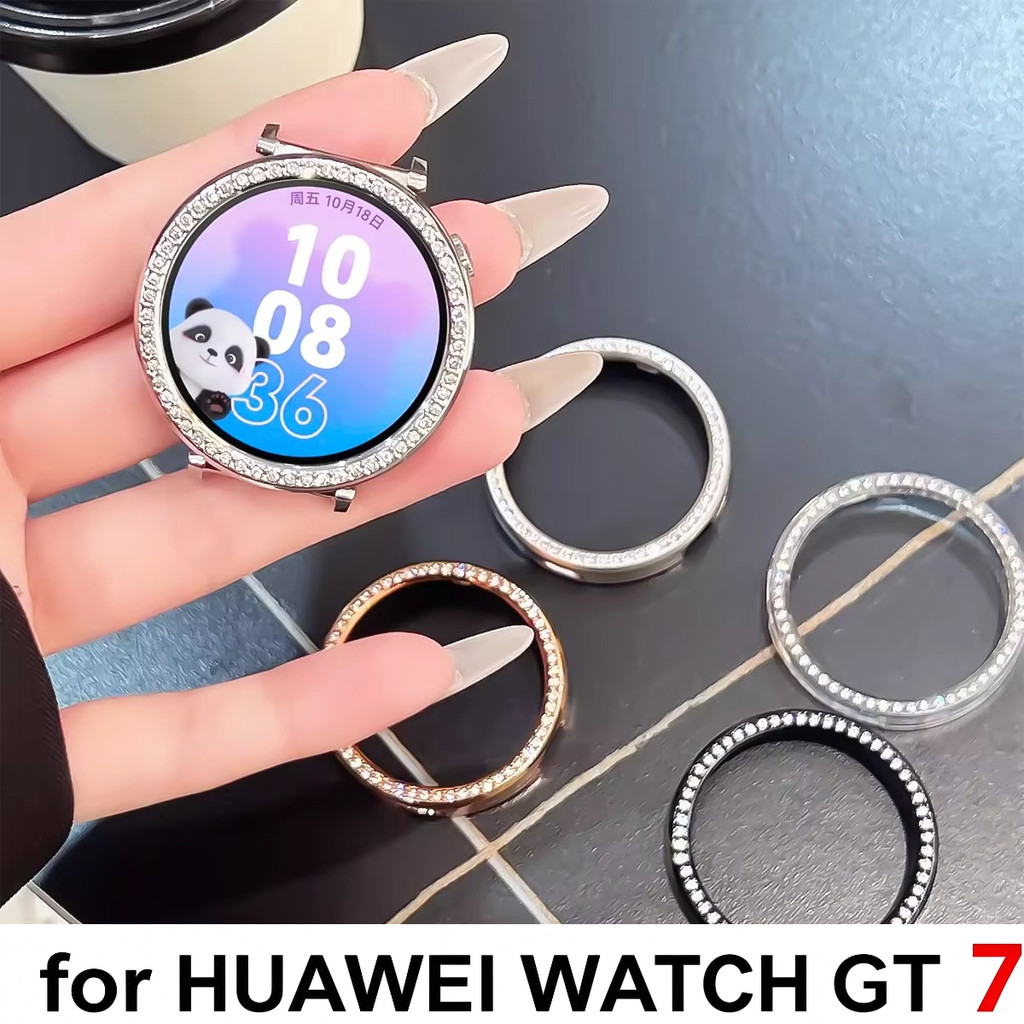 Capa Oca Para PC Huawei Watch GT7 GT6 41mm Smart Diamond Crystal Bumper Protetor GT 7 6 WatchGT 41mm Shell Accessorie De
