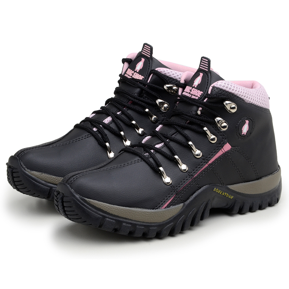 Coturno Bota Botinha Adventure Feminina Adulto Infantil Para Trilha Segurança Trabalho Viagens Parra Boots