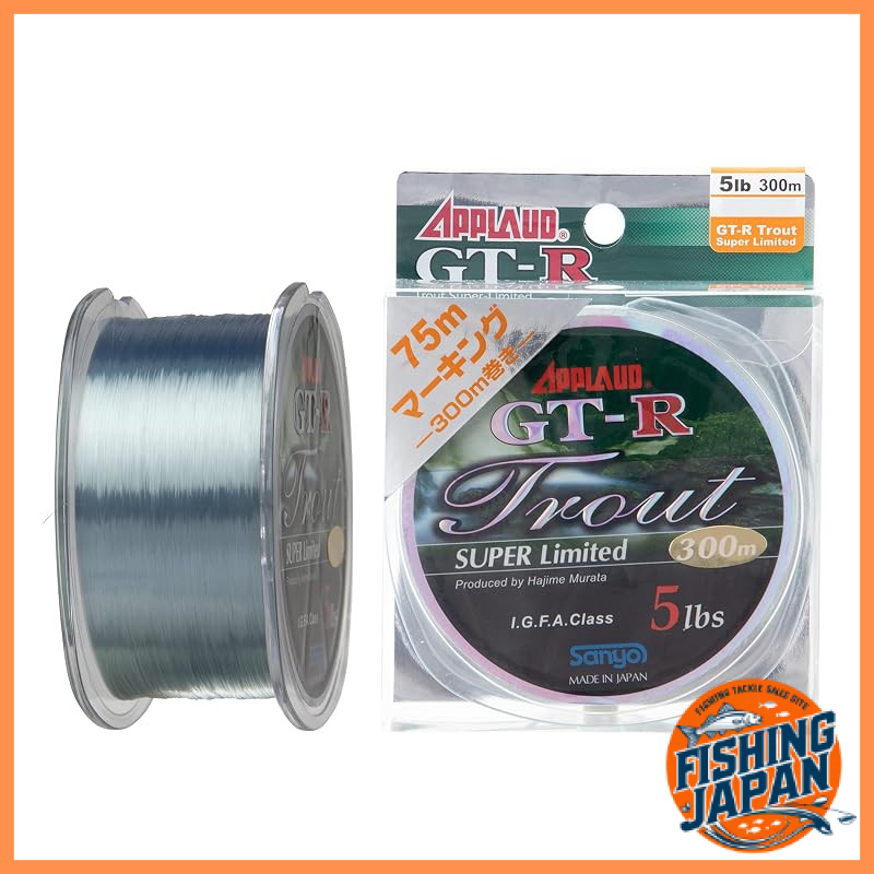 Sanyo Nylon Apload GT-R Trout Super Limited 300m Camouflage Leaf Silver Fishing Line