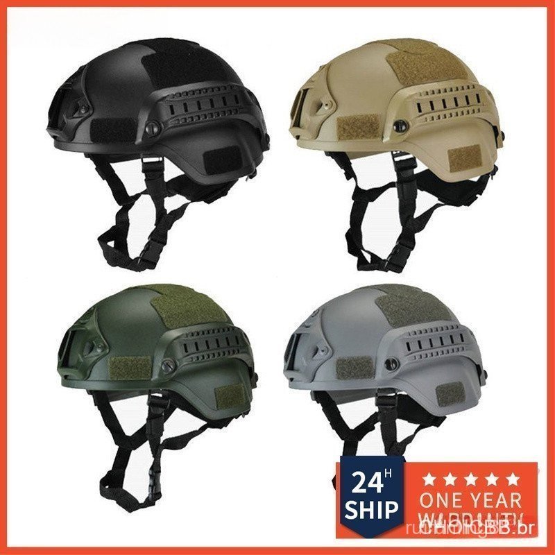 Cycling Helmet with Military Camouflage Tactical Training Outdoor Sports Tactical Helmet 4MGW