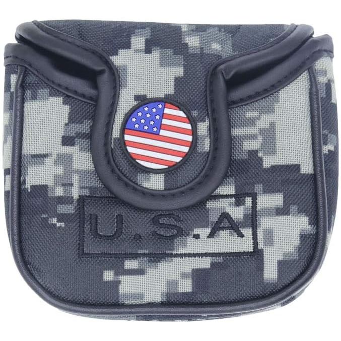 Capa para Cabeça de Putter HISTAR USA Golf Green Camouflage Square Mallet/Mallet para Taylormade Odyssey