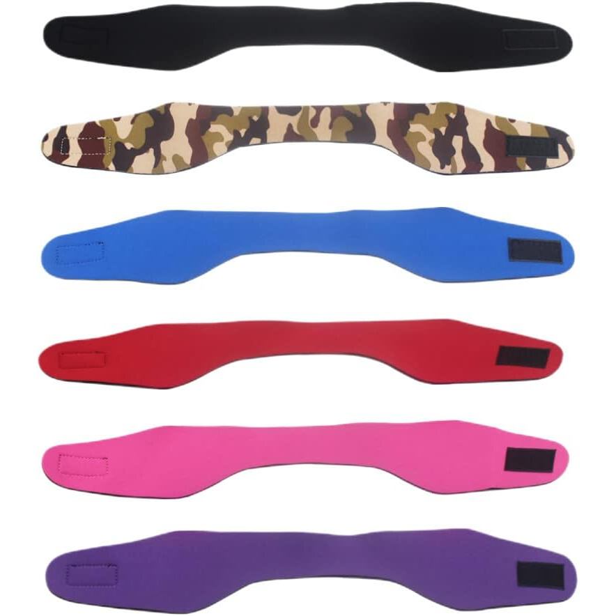 Gatuida 6pcs Sports Headband for Swimming Yoga and Workouts Neoprene Ear Headbands Camouflage