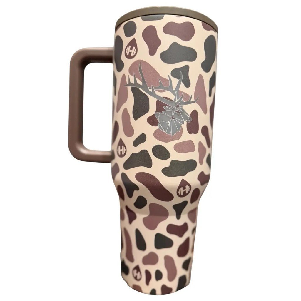 Garrafa de Água DeadshotDuck Camouflage de 40 oz, à prova de vazamentos, com isolamento a vácuo de três camadas, para vi