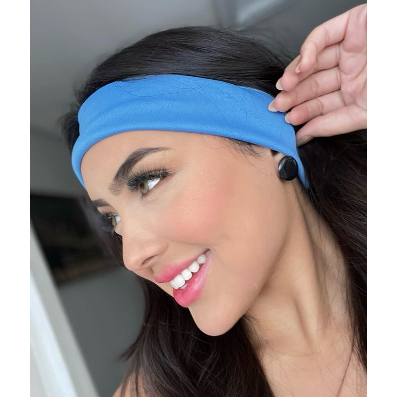 Faixa de Cabelo Gringa Unixex Malha Elástica Acessórios Cabelos