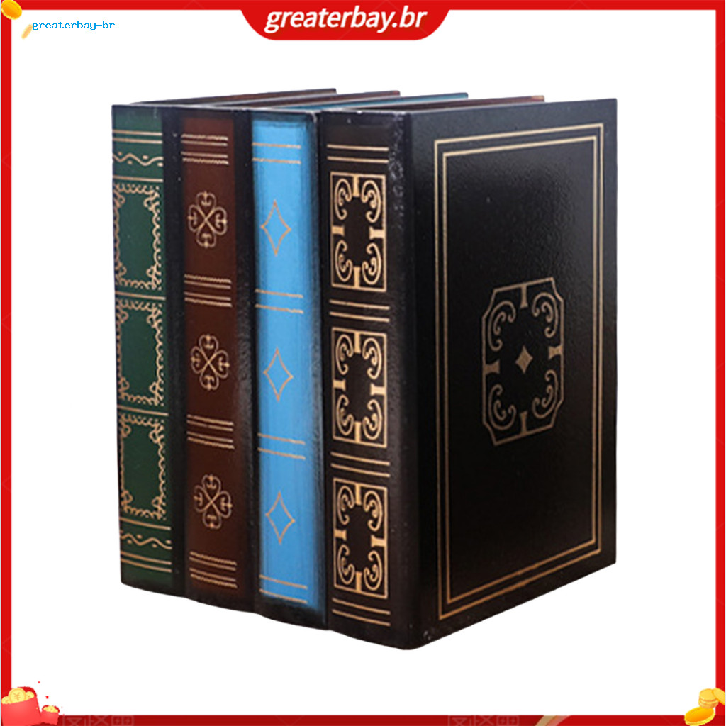 Vintage Flip-top Hollow Storage Box – Decorative Fake Book Ornament for Coffee Table Bookshelf Display Stylish Home De