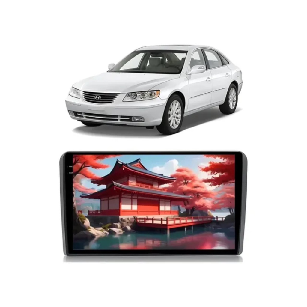 Central Multimídia Android Carplay Hyundai Azera 2008 9pol