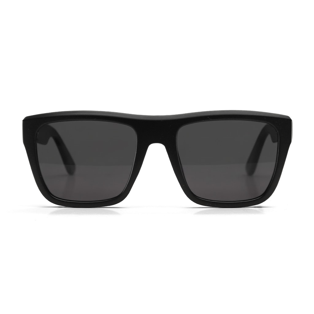 Óculos Qix Skate 06 de Sol Masculino Feminino Básico Preto Lente Escura Plástico