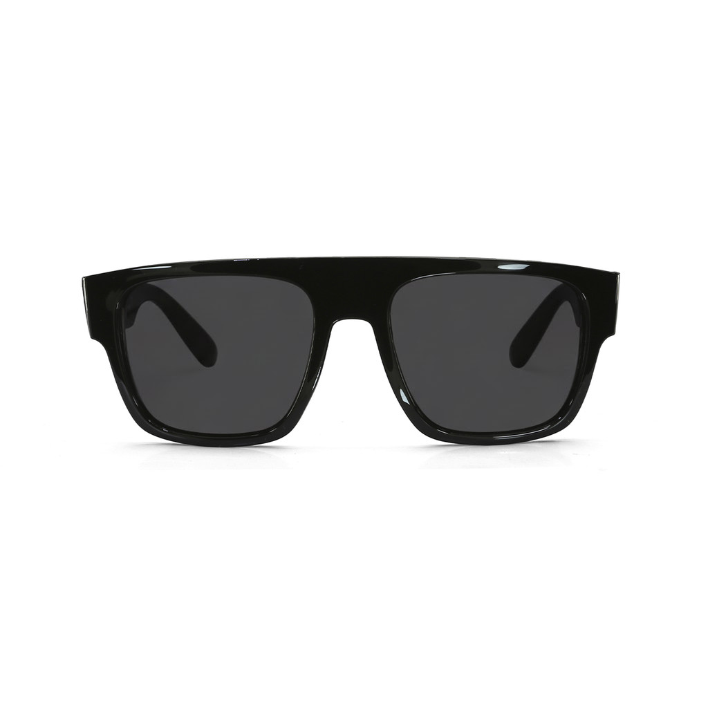 Óculos Qix Skate 10 de Sol Masculino Feminino Básico Preto Lente Escura Plástico