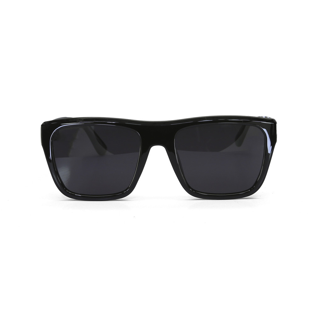 Óculos Qix Skate 09 de Sol Masculino Feminino Básico Preto Lente Escura Plástico