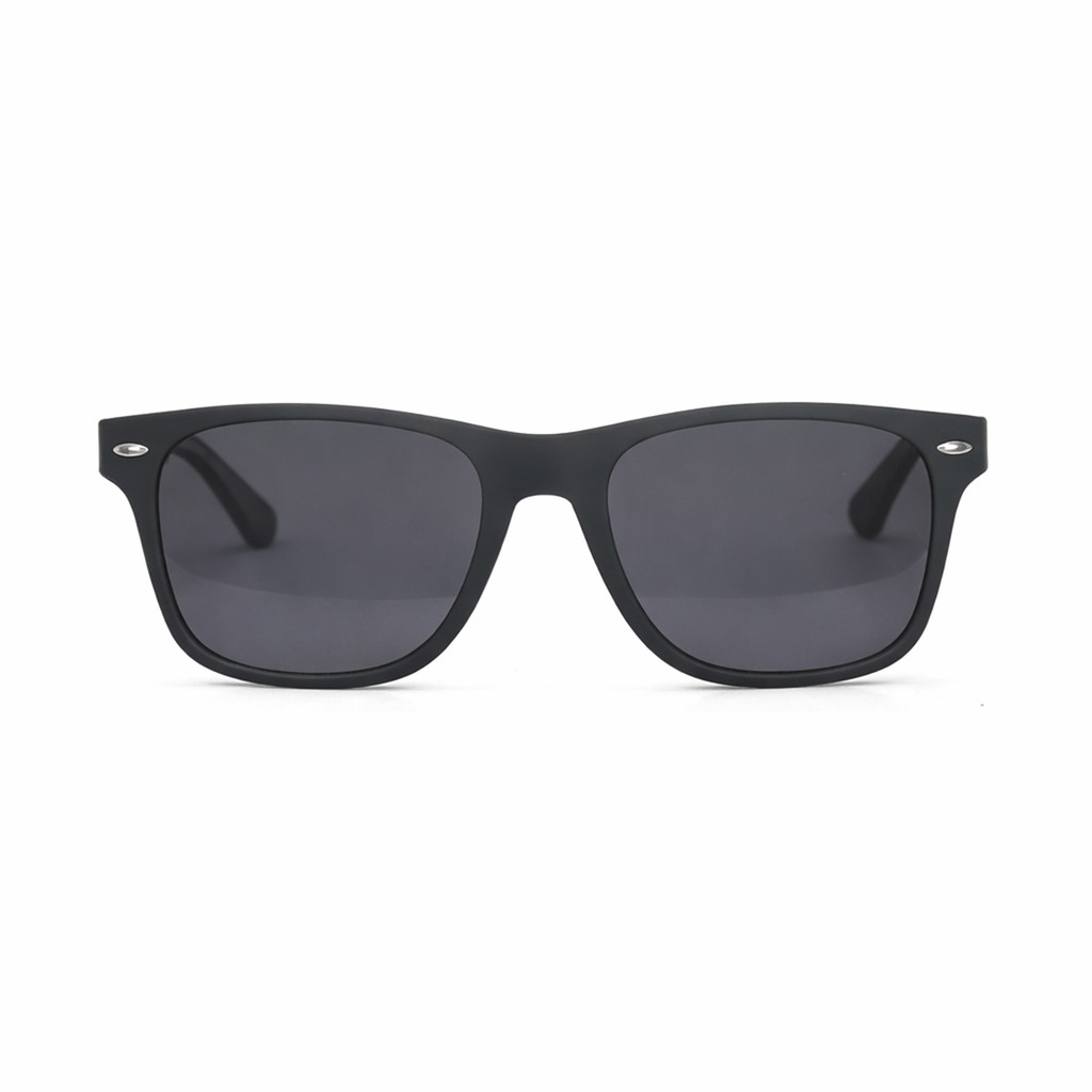 Óculos Qix Skate 02 de Sol Masculino Feminino Básico Preto Lente Escura Plástico