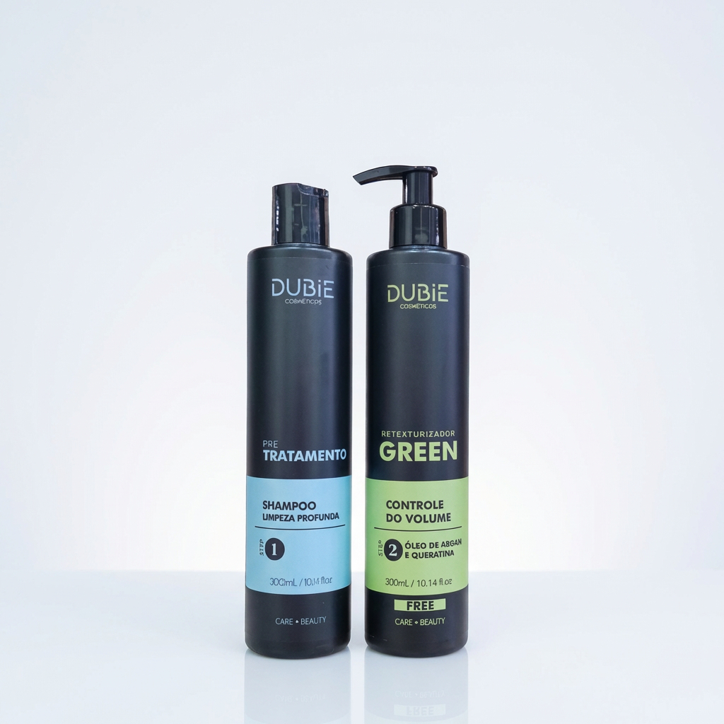 Kit Progressiva Controle de Volume e Retexturizador Orgânico GREEN 300ml