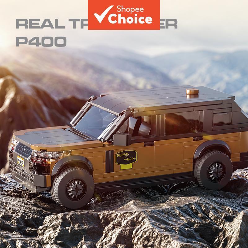 Blocos de Montar de Carro SUV Off-road, Tijolos de Montagem DIY para Crianças, Modelo de Carro Off-road de Simulação