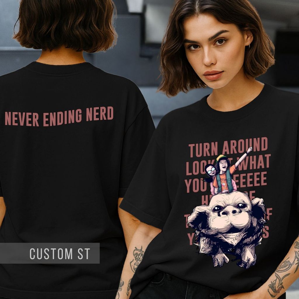 Camiseta Personagem Historia Sem Fim Never Ending Nerd Serie Portal Mundo De Monstros Laboratório Paralelo
