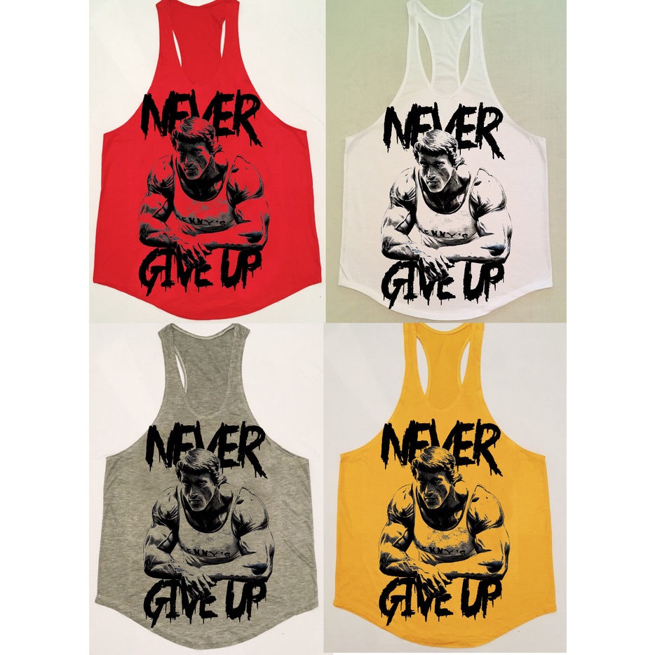 Regata treino Musculaçao Arnold Never give up long line