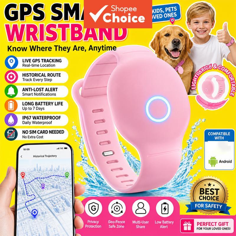 Novo Rastreador Global 2026 Pulseira Infantil Localizador À Prova D'água Adequado Para Sistemas Android IOS Pet Anti-Per