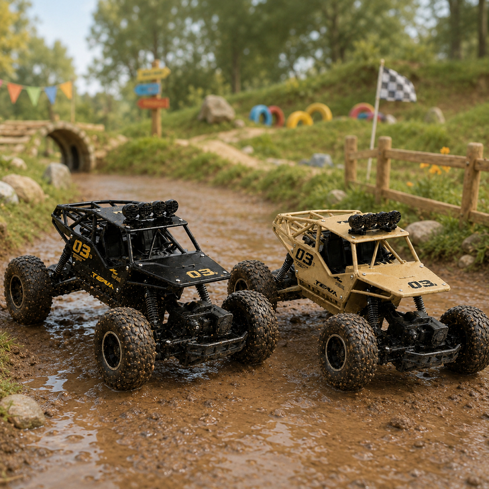 Carro Controle Remoto 4x4 Monster Recarregavel Carrinho De Brinquedo Off-Road Monster Truck Criança
