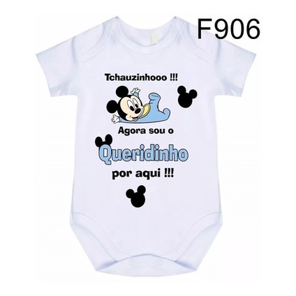 Body Bebê Frases Agora Sou O Queridinho Por Aqui F906