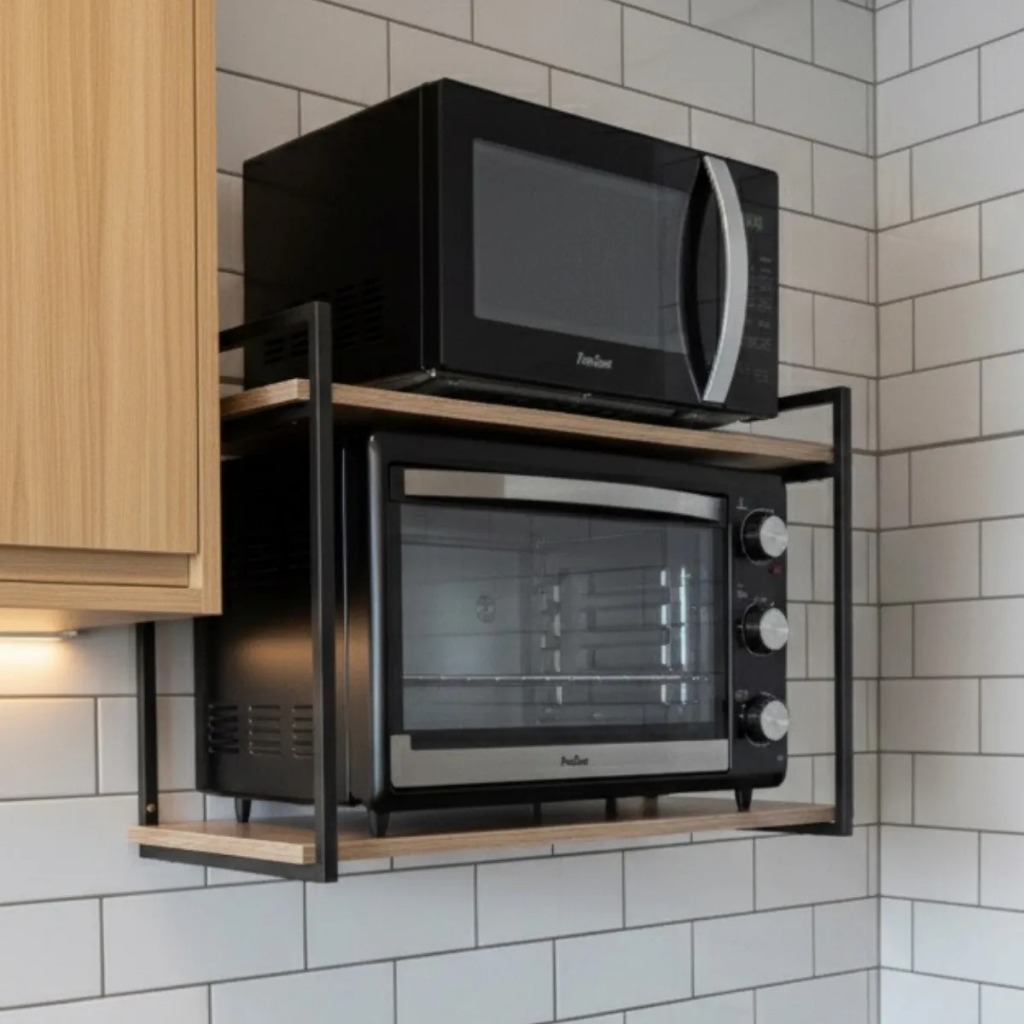 Prateleira Decorativa Para Organização E Armazenamento de Objetos Elegante Moderna Resistente 60cm