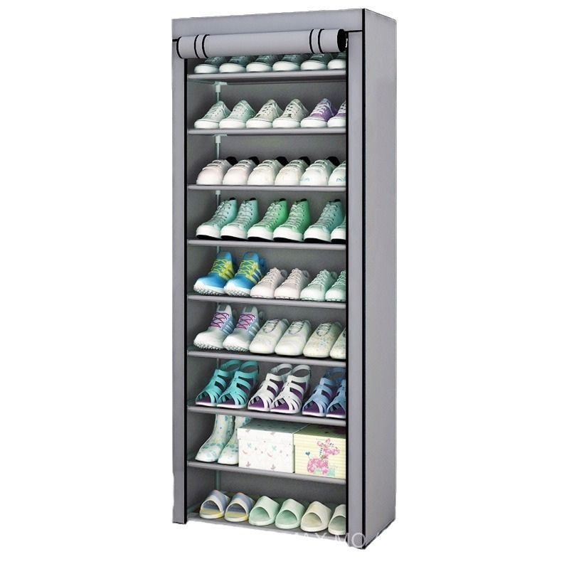 1 Pc Rack Para Sapatos Com Grande Capacidade Totalmente Fechado Antipoeira Elegante E Organizado Com Armazenamento Por C
