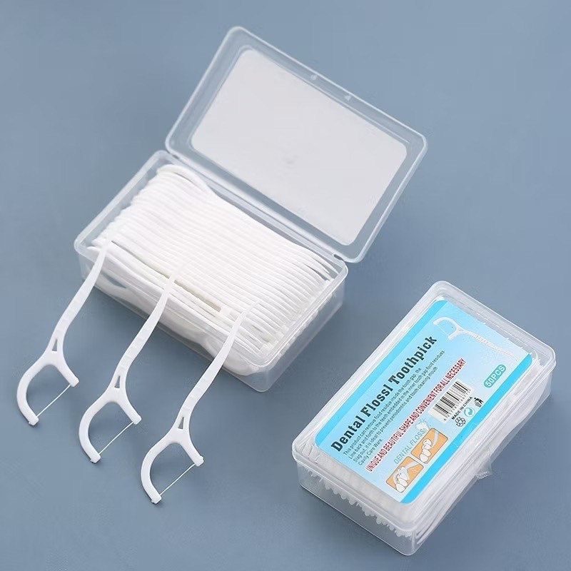 kit 200 Fio Dental Infantil em Formato de Arco Ultra Fino para uma Limpeza Eficaz