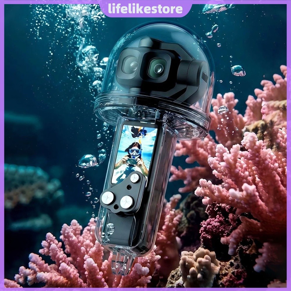 Carcaça Leve Para DJI Osmo Pocket 4 Pro 50M IPX8 Antiembaçante Aço 316 [lifelikestore.br]