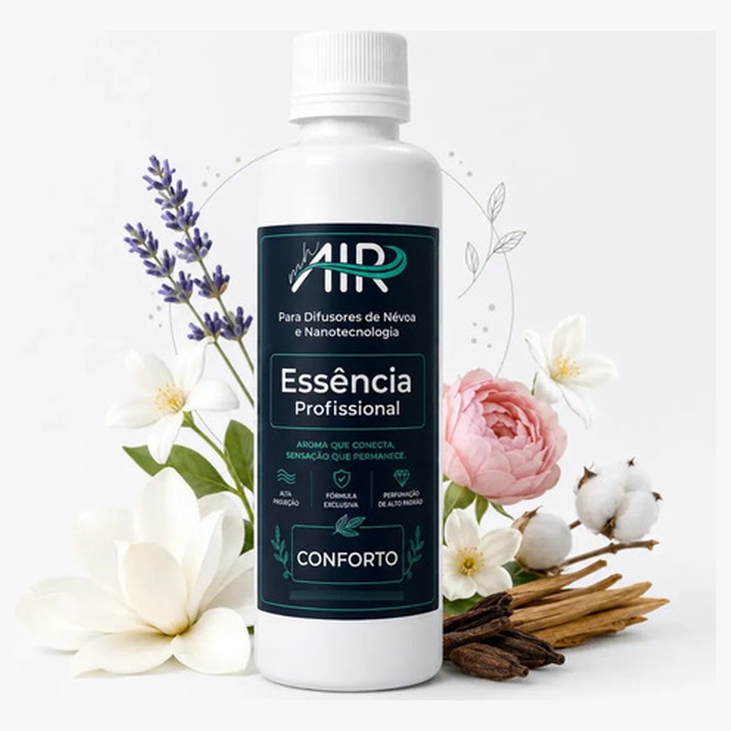 Essência Profissional Conforto 150ml MH Air para Difusor Névoa Nanotecnologia Aromatizador Ambiente