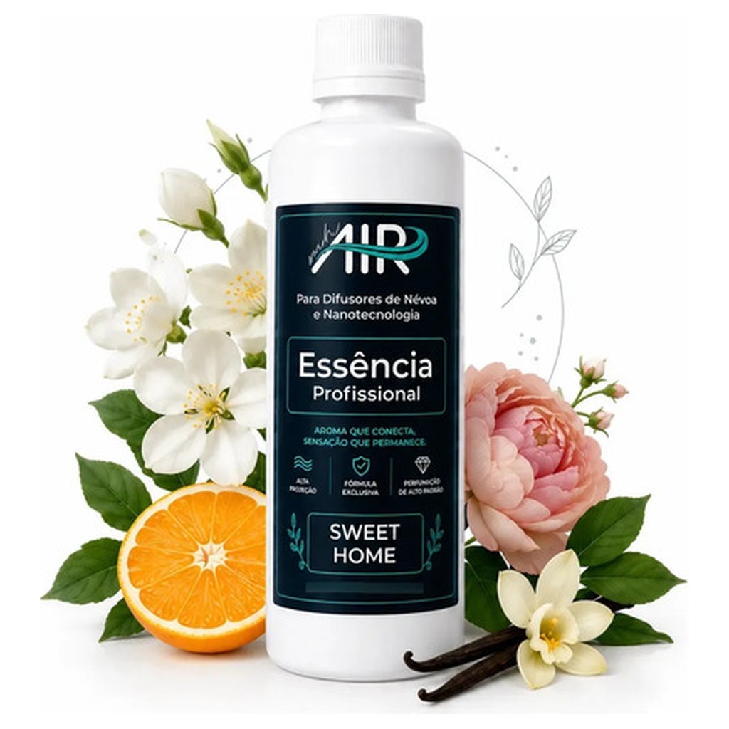 Essência Profissional Sweet Home 150ml MH Air para Difusor Névoa Nanotecnologia Aromatizador Ambiente