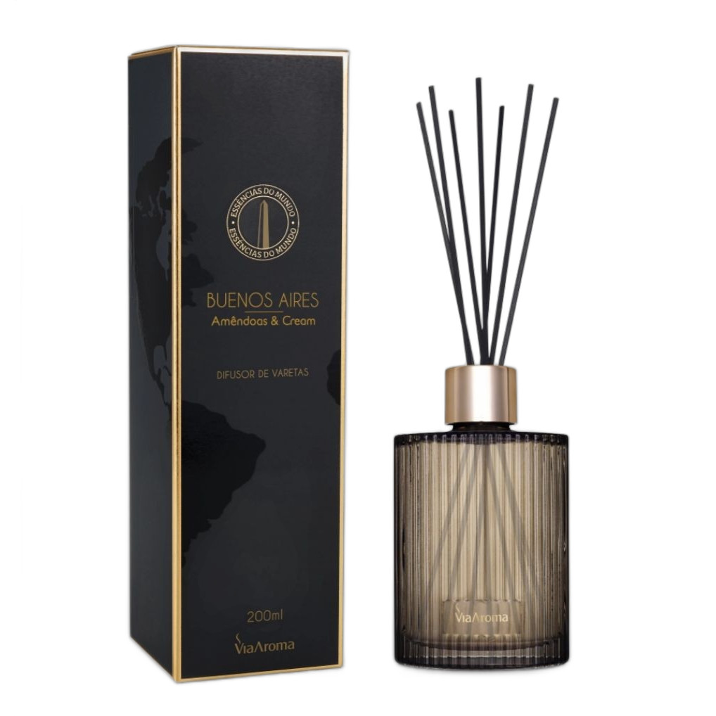 Difusor de Vareta Via Aroma Mundo - 200ml - Bueno Aires