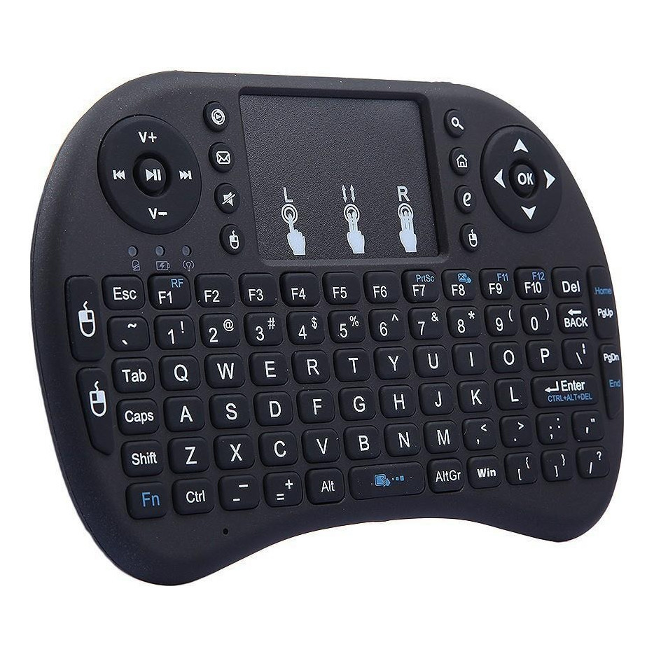 Mini Teclado Wireless Air Mouse Touchr - Rolagem No Touchpad