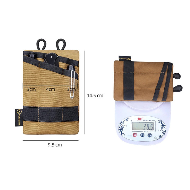 Multifunctional EDC Gear Pouch Bag Portable Outdoor Sports Camping Hiking Purse Wear-resistant for Hunting Mountaineerin