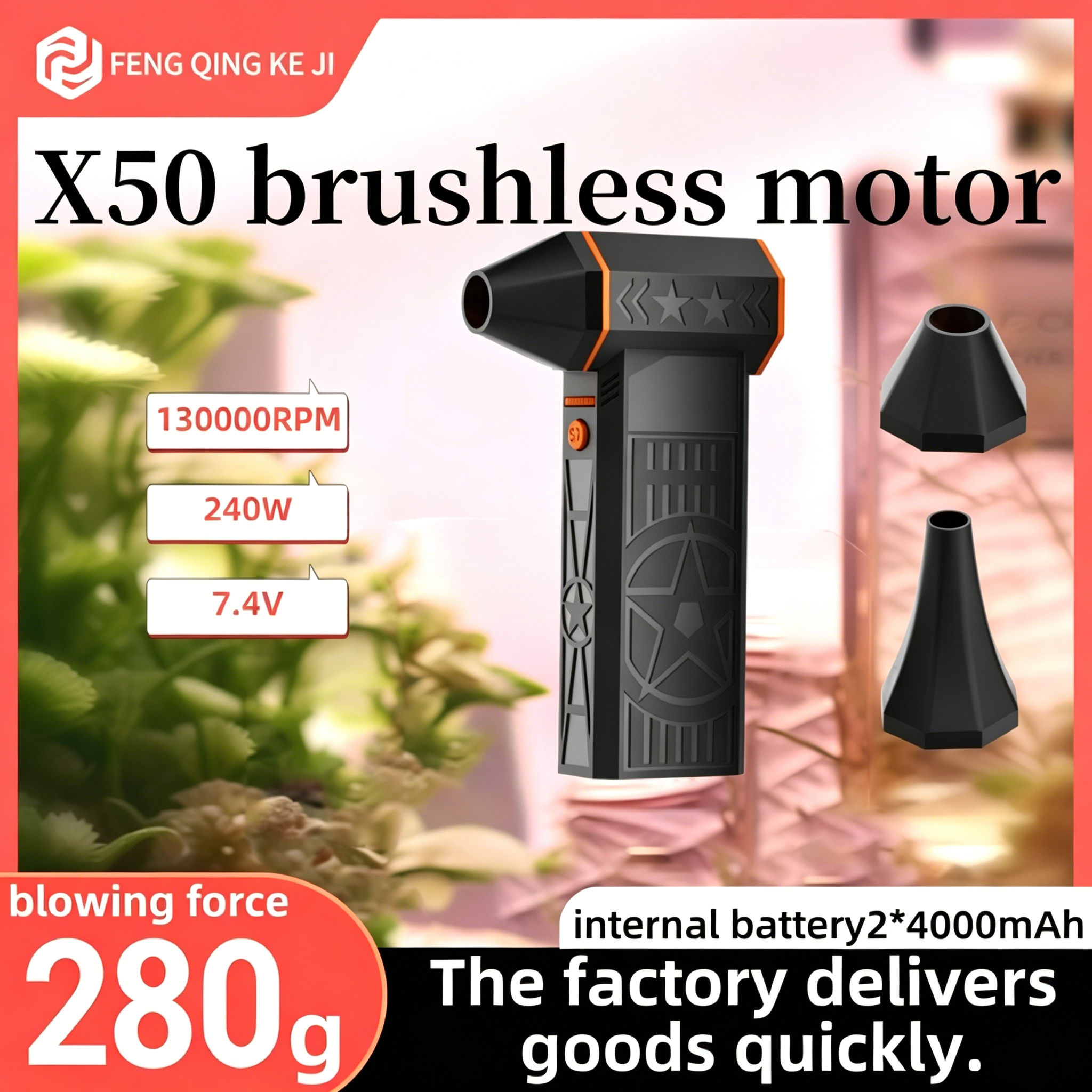 Ventilador Portátil Para Motor Turboprop Mini Ultra Air Duster 130000tipo De Força Rpm 280G