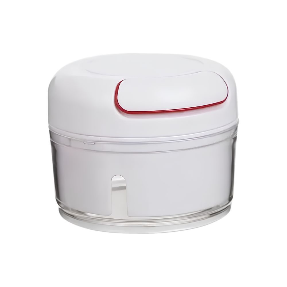 Mini Processador Triturador De Alimentos Manual Corda 2 Lâminas Inox 170ml Alho Cebola B-MAX BM-F930